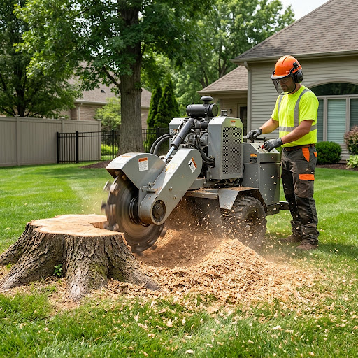 Stump grinding